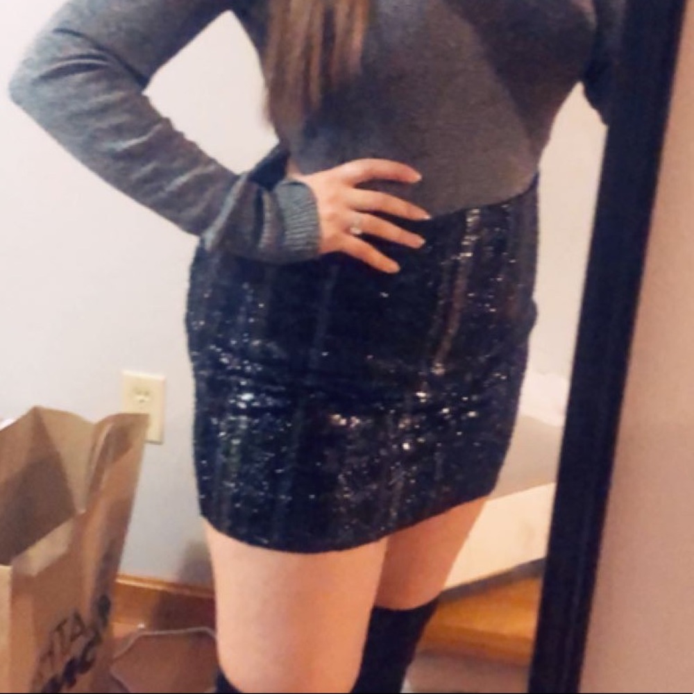 NWT Sparkly mini skirt